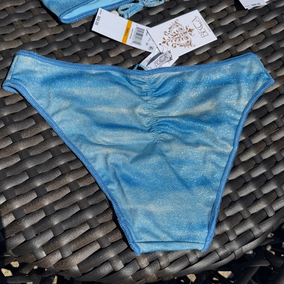 BECCA Sparkling Blue Bikini - Size S/M - NWT - Picture 7 of 16